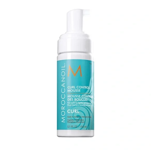 Moroccanoil Curl Control Mousse - Blue and White - Picture 1 of 2